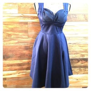 Beautiful Shelf Bust Vintage Style Dress 1950's Reproduction
